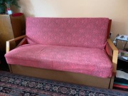 Oryginalna, Kanapa, łóżko do spania PRL 