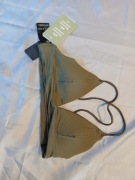 Biustonosz góra bikini H&M khaki 38