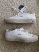 Nowe białe snikersy 38 buty Lacoste  trumpki tenisówki 