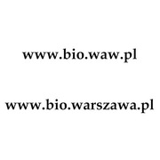 Domena: bio.waw.pl + bio.warszawa.pl