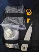 Profesjonalny zestaw narzędzi sieciowych FGB z testerem i zaciskarka