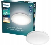 Plafon LED / Klosz/ Philips  Niewymienialne źródło światła / Ciepły biały