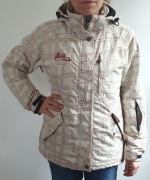 IGUANA damska klasyczna zimowa narciarska kurtka 3K rozmiar 36 