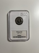 1 zł złoty 2010 grading ECC GCN ms66