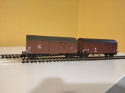 ROCO 44169 PKP 3 epoka, Zestaw dwóch wagonów krytych PKP i DR