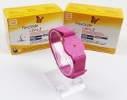 Opaska ochronna na sensor FreeStyle Libre 2 - RÓZOWA