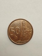 Sprzedam monetę Słowacja 50 halerzy 1996r. stan bdb.