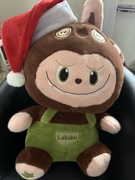 Maskotka duża 55 cm Labubu czapka Mikołaj gratis prezent święta 