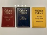 Wściekłość i duma Siła rozumu Oriana Fallaci komplet trylogia unikat