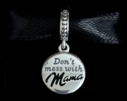 Pandora charms don’t mess with mama zawieszka srebro 925 nowy 