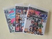 GTA V, Kingdom Hearts HD 1.5 ReMIX, Little Big Planet - zestaw gier na PS3