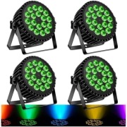 Światło sceniczne 4 szt Reflektor dyskotekowy Led Par 200W 18 Led