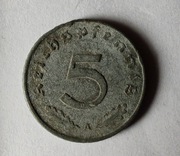 Niemcy - Trzecia Rzesza 5 reichsfenigów, 1941 r. „A” - Berlin (S166)