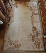 Dywan wełniany beżowy