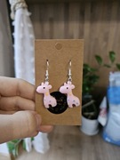 Kolczyki żyrafa z żyrafami 