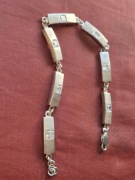 Srebrna bransoletka 925 Sterling z kamieniami naturalne nowa