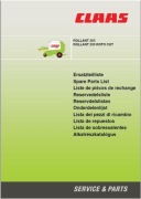 Katalog części Claas Rollant 255 255 RC