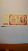 100 złotych bez ramki 1948r