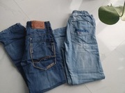 Spodnie dziecięce 158 jeansy proste nogawki