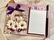 Przybornik na lodówkę / notes / magnes / Handmade by Paulina Sidor