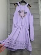 L'Ola Bianka boska sukienka liliowa uni L/XL