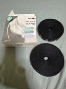 Taśma rzepowa samoprzylepna Mo.IQ – 8 m, czarna , NOWA