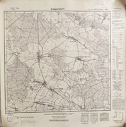 Oryginalna mapa topog. Lampersdorf Meßtischblatt 2895, 1930r pomiar 1887r