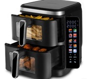 Frytkownica beztłuszczowa 2 komorowa pionowa 