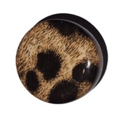 Gałka Meblowa ceramiczna z grafiką CĘTKI LAMPARTA  33 mm Uchwyt Meblowy