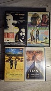 Filadelfia. Myszy i ludzie. Titanic. Wyspa śmierci. Kasety VHS 