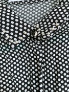 Bluzka, koszula MANGO. Czarna w białe kropki. Roz. 38/M