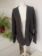 Hollister szary damski kardigan sweter r S