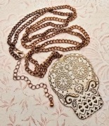 Meksykańska czaszka czacha naszyjnik wisior wisiorek Alternative