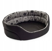 Legowisko - materac dla psa 46cm - 55 cm czarno -szare ,prawie nowe .