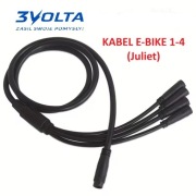 Kabel e-bike 1- 4 Juliet 105 cm do wyświetlacza, hamulców i manetki gazu