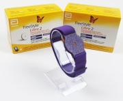 Opaska ochronna na sensor FreeStyle Libre 2 - FIOLETOWA