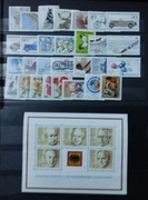 NIEMCY RFN Bund znaczki + blok 18 Rocznik 1982 czyste