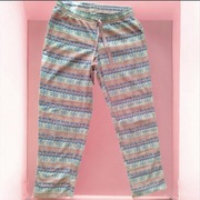 Spodnie dresowe polarowe piżamy grube ciepłe zimowe świąteczne rozmiar M L