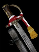 SZABLA POLSKA sygnowana grawery BOŻE ZBAW POLSKĘ z pochwą