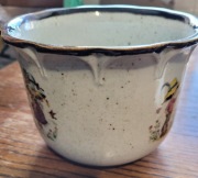 Stara pięknie zdobiona osłonka do doniczki lata osiemdziesiąte Niemcy