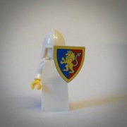 Lego tarcza złoty lew lions castle 3846pb063