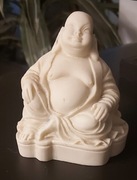Figurka BUDDA - Ręcznie szlifowana-Alabaster-Indje