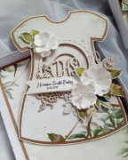 Kartka w pudełku Sukienka – Pierwsza Komunia – handmade, personalizacja