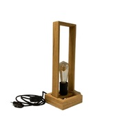 Lampka stołowa drewniana RAMKA40