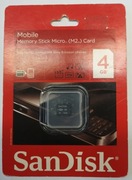 Karta memory stick Micro (m2) Card 4gb sandisk