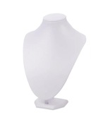 Popiersie Stojak ekspozytor na biżuterię Biały