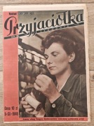 Przyjaciółka nr 38/1948 oryginalna gazeta PRL Kongres Zjednoczeniowy PZPR