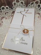 Karka - Pamiątka Bierzmowania biało złota