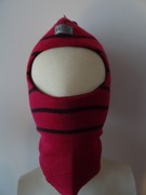 nowa REIMA 46-48 50% wełna malinowa czapka kominiarka wełna