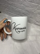 Kubek biały 330 ml kierownik tego cyrku / ch*j mnie zaraz strzeli